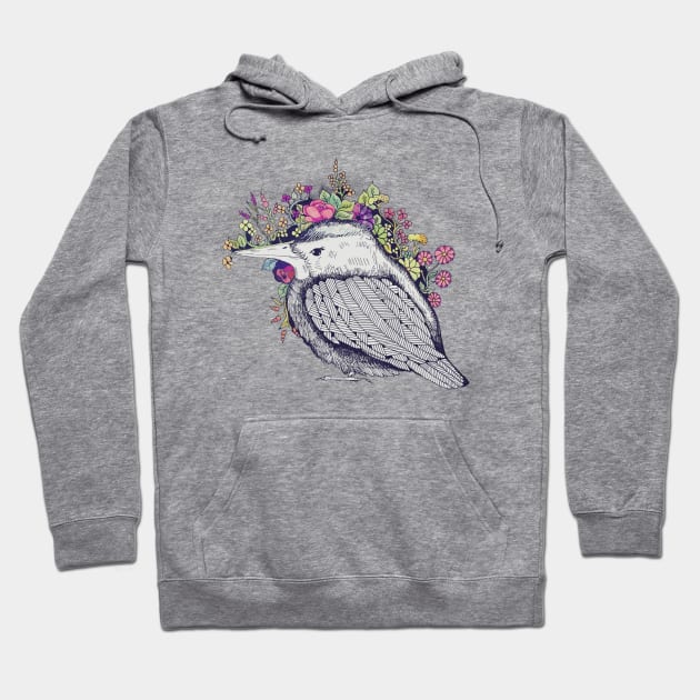 Illustrated bird Hoodie by narekgyulumyan